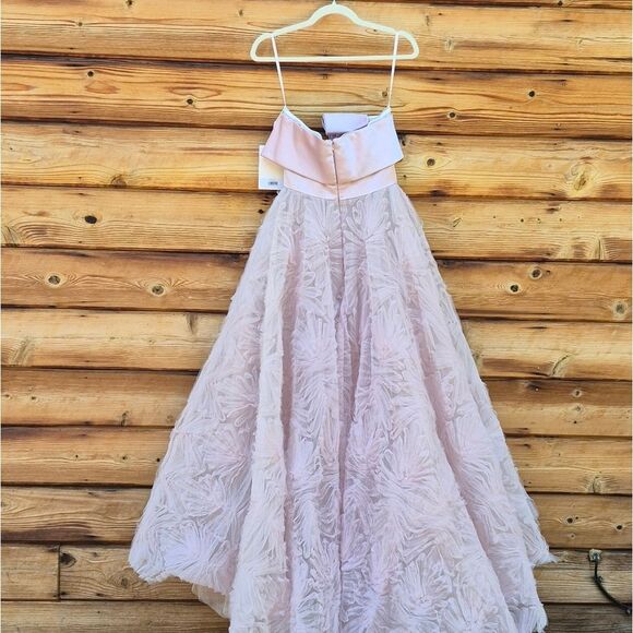 MAC DUGGAL 20584 Strapless Front Bow Knot Tulle Gown Dress - Picture 10 of 14